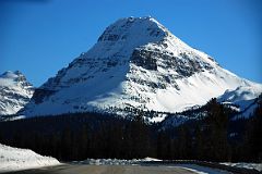 32 Mount Hector, Bow Peak From Just Before Crowfoot Glacier Viewpoint On Icefields Parkway